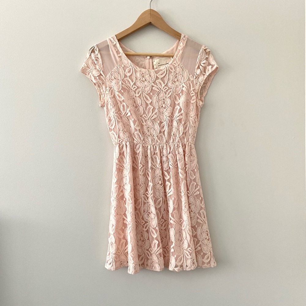 UO pink lace dress